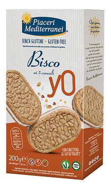 PIACERI MEDITERRANEI BISCO YO 5 CEREALI 200 G - pharmaluna