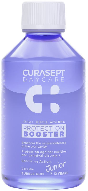 CURASEPT DAYCARE COLLUTORIO PROTECTION BOOSTER JUNIOR 100 ML - pharmaluna
