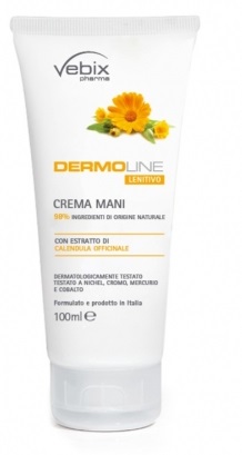 VEBIX DERMOLINE CREMA MANI CALENDULA 100 ML - pharmaluna