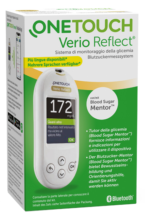 GLUCOMETRO ONE TOUCH VERIO REFLECT SYSTEM - pharmaluna
