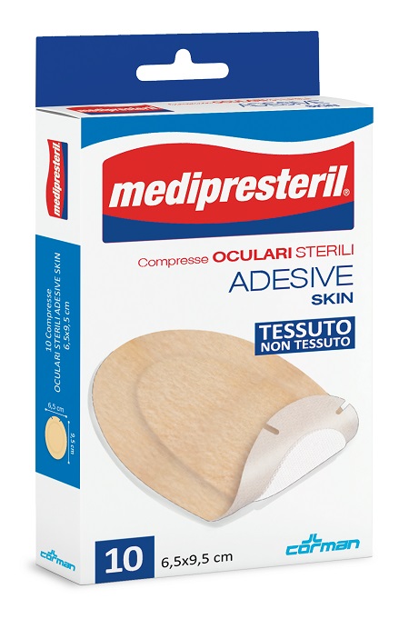 MEDIPRESTERIL COMPRESSA OCULARE ADESIVE SKIN 10 PEZZI - pharmaluna