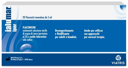 SOLUZIONE IPERTONICA 3% IALUMAR 20 FLACONCINI DA 5 ML - pharmaluna