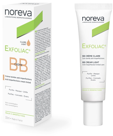 EXFOLIAC BB CREME CLAIRE LIGHT 30 ML - pharmaluna