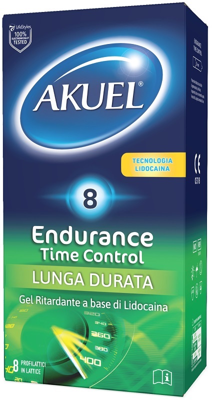 PROFILATTICO AKUEL ENDURANCE TIME CONTROL 8 PEZZI - pharmaluna