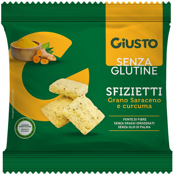 GIUSTO SENZA GLUTINE SFIZIETTI GRANO SARACENO 40 G - pharmaluna