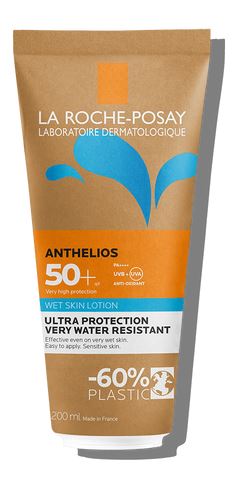 ANTHELIOS GEL PELLE BAGNATA 50+ 200 ML NUOVO PAPERPACK - pharmaluna