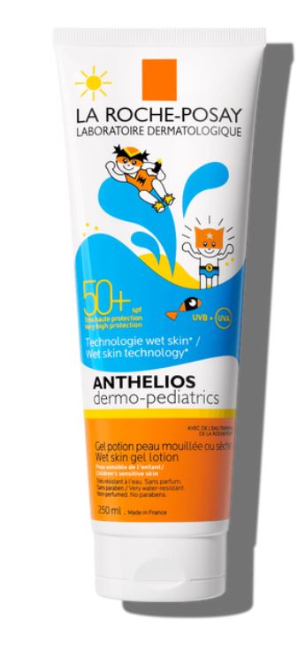 ANTHELIOS GEL PELLE BAGNATA BAMBINO 50+ 200 ML PAPERPACK - pharmaluna