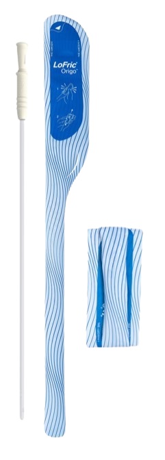 CATETERE URINARIO IDROFILO MONOUSO CON SOLUZIONE SALINA LOFRIC ORIGO PER UOMO MISURA CH14 LUNGHEZZA 40 CM PUNTA FLESSIBILE 30 PEZZI - pharmaluna