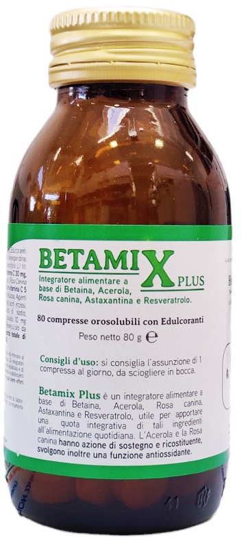 BETAMIX PLUS 80 COMPRESSE OROSOLUBILI - pharmaluna