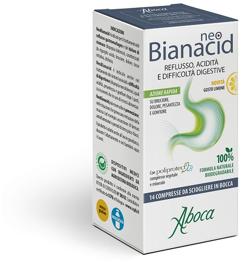 NEOBIANACID 14 COMPRESSE LIMONE - pharmaluna