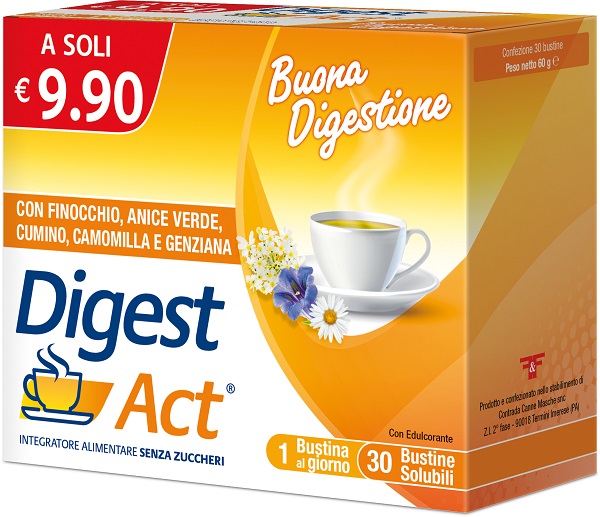 DIGEST ACT 30 BUSTINE SOLUBILI SENZA ZUCCHERI - pharmaluna
