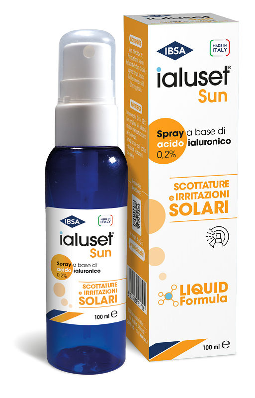 IALUSET SUN SCOTTATURE E IRRITAZIONI SOLARI SPRAY 100 ML - pharmaluna