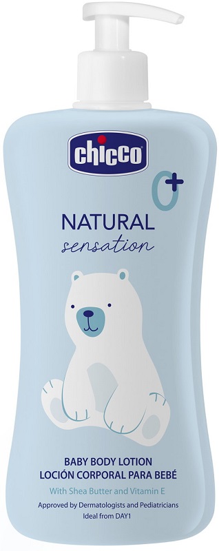CHICCO NATURAL SENSATION CREMA CORPO 500 ML - pharmaluna