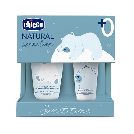 CHICCO NATURAL SENSATION SET CREMA CREMAVISO - pharmaluna
