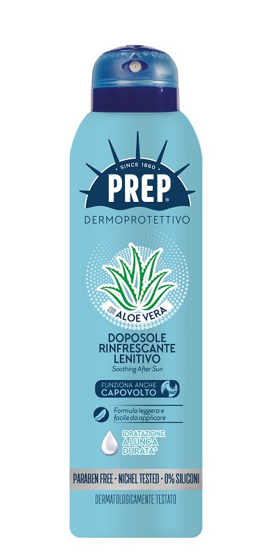 PREP SPRAY DOPOSOLE IDRATANTE ALOE BOV 150 ML - pharmaluna