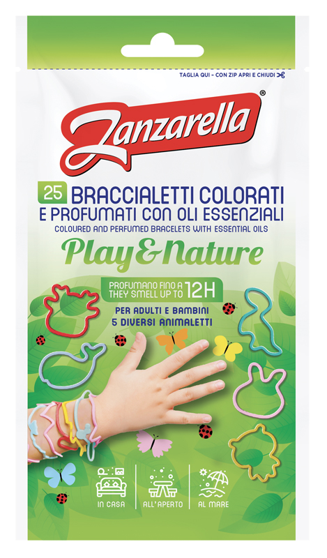 ZANZARELLA BRACCIALETTI PALY&NATURE 25 PEZZI - pharmaluna