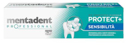 MENTADENT PROFESSIONAL DENTIFRICIO PROTECT + SENSIBILITA' 75 ML - pharmaluna