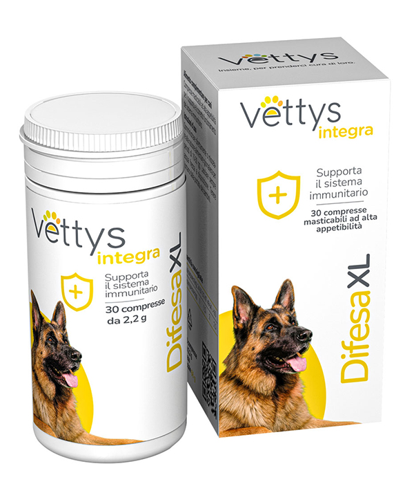 VETTYS INTEGRA DIFESA XL 30 COMPRESSE MASTICABILI - pharmaluna