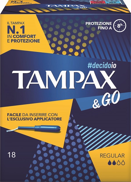 TAMPAX &GO REGULAR 18 PEZZI - pharmaluna