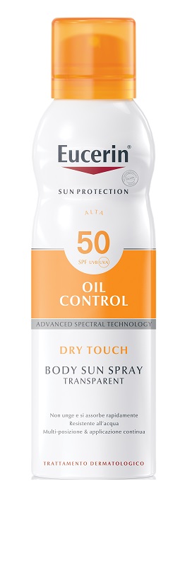 EUCERIN SUN SPRAY TOCCO SECCO SPF50 200 ML - pharmaluna
