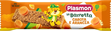 PLASMON LA BARRETTA CAROTA E ARANCIA 20 G - pharmaluna