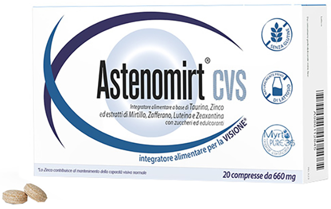ASTENOMIRT CVS 20 COMPRESSE - pharmaluna
