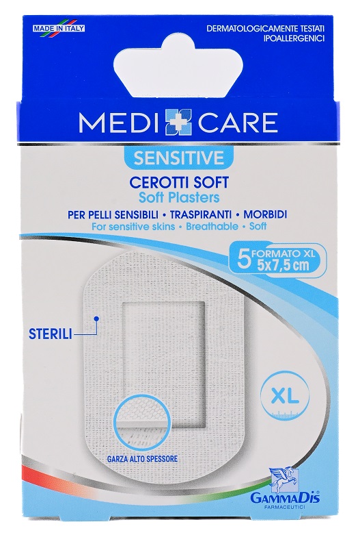 CEROTTO MEDICARE STERILI TNT 7,5X5 5 PEZZI - pharmaluna