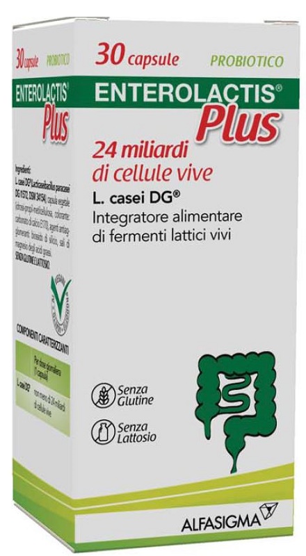ENTEROLACTIS PLUS 30 CAPSULE - pharmaluna