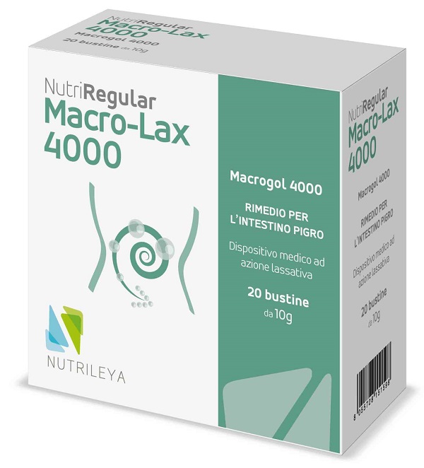 NUTRIREGULAR MACRO LAX 4000 20 BUSTINE DA 10 G - pharmaluna