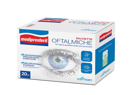 MEDIPRESTERIL SALVIETTE OFTALMICHE 20 PEZZI PROMO - pharmaluna