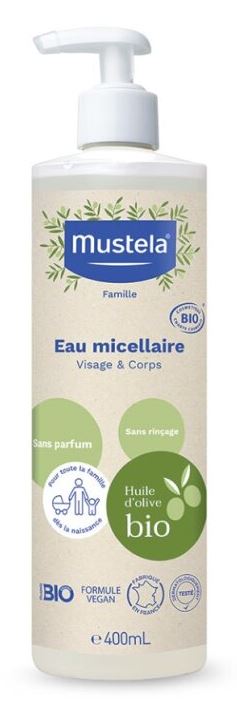 MUSTELA ACQUA MICELLARE BIO 400 ML - pharmaluna