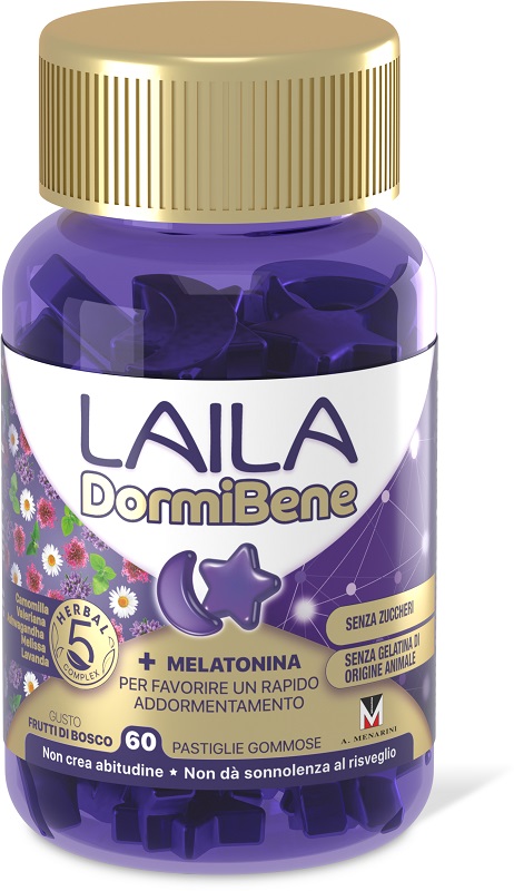 LAILA DORMIBENE 60 GOMMOSE - pharmaluna