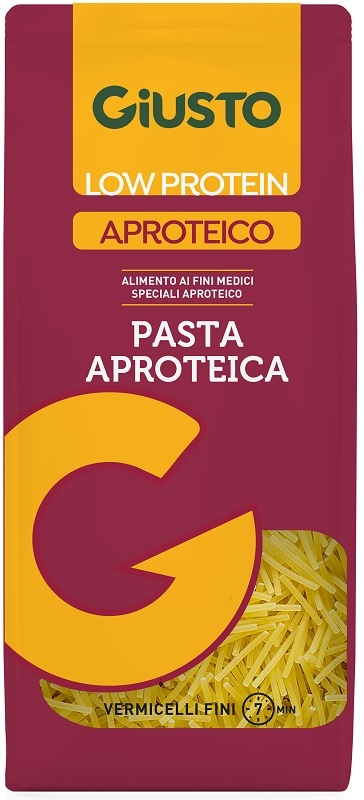 GIUSTO APROTEICO VERMICELLI FINI 250 G - pharmaluna