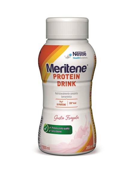 MERITENE PROTEIN DRINK FRAGOLA 200 ML - pharmaluna