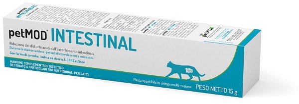 PETMOD INTESTINAL GATTO PASTA 15 G - pharmaluna
