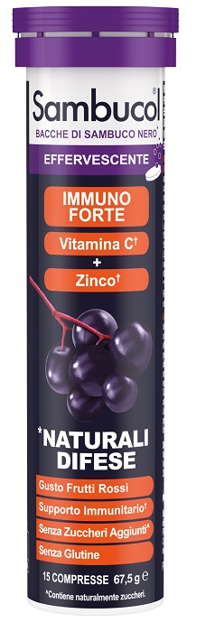 SAMBUCOL EFFERVESCENTE 15 COMPRESSE - pharmaluna