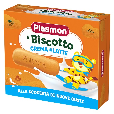 PLASMON BISCOTTO CREMA LATTE 8 PEZZI DA 40G - pharmaluna