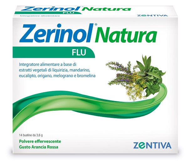ZERINOL NATURA FLU 14 BUSTINE - pharmaluna