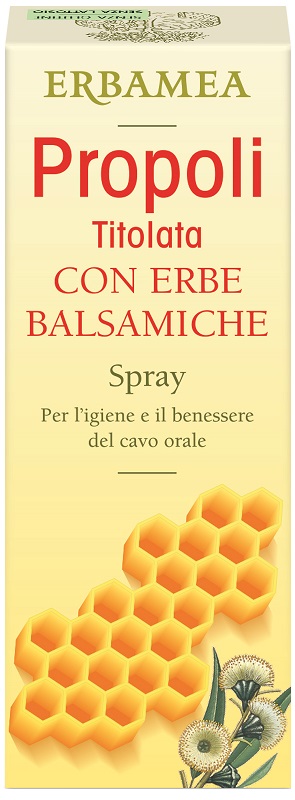 PROPOLI TITOLATA SPRAY ERBE BALSAMICHE 20 ML - pharmaluna