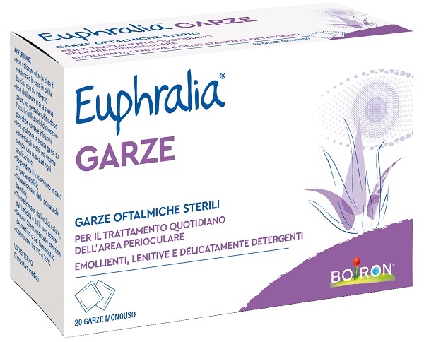 EUPHRALIA GARZE OFTALMICHE MONOUSO 20 PEZZI - pharmaluna