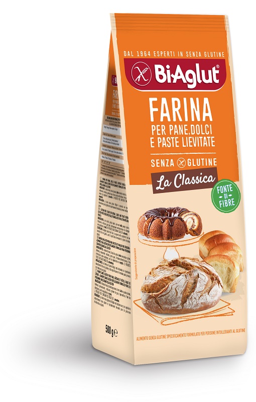 BIAGLUT FARINA SENZA GLUTINE CLASSICA 500 G - pharmaluna