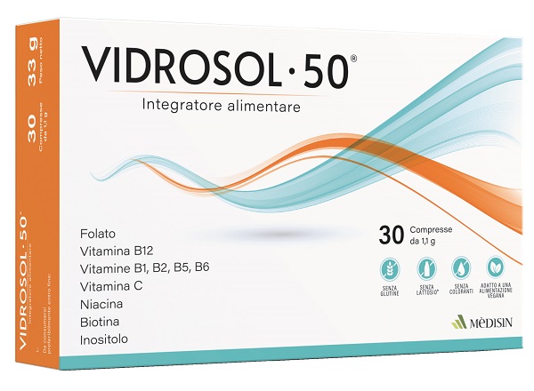 VIDROSOL 50 30 COMPRESSE - pharmaluna