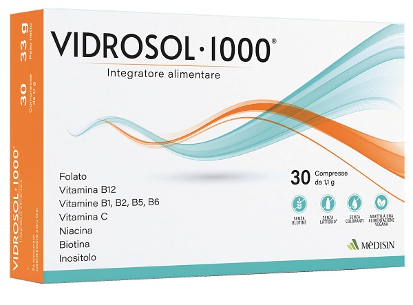 VIDROSOL 1000 30 COMPRESSE - pharmaluna