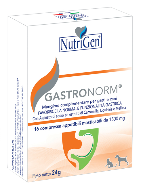 GASTRONORM 16 COMPRESSE NUTRIGEN - pharmaluna