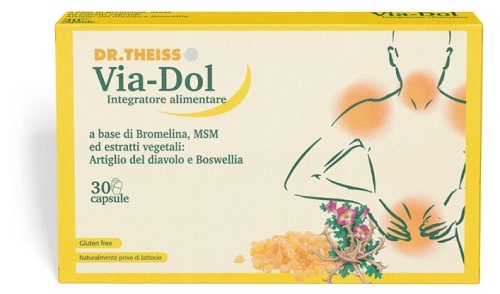 THEISS VIA-DOL ARTIGLIO DEL DIAVOLO E BOSWELLIA 30 CAPSULE - pharmaluna