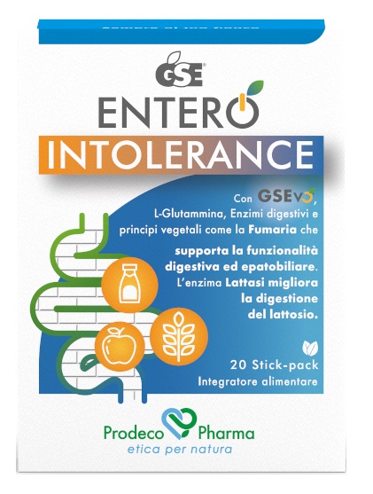 GSE ENTERO INTOLERANCE 20 STICKPACK - pharmaluna
