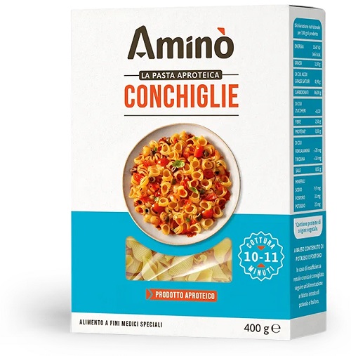 AMINO' CONCHIGLIE APROTEICHE 400 G - pharmaluna