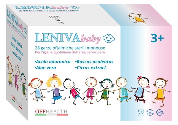 LENIVA BABY GARZE OFTALMICHE 28 PEZZI - pharmaluna