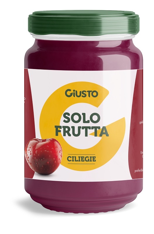 GIUSTO SOLO FRUTTA CONFETTURA CILIEGIE 220 G - pharmaluna