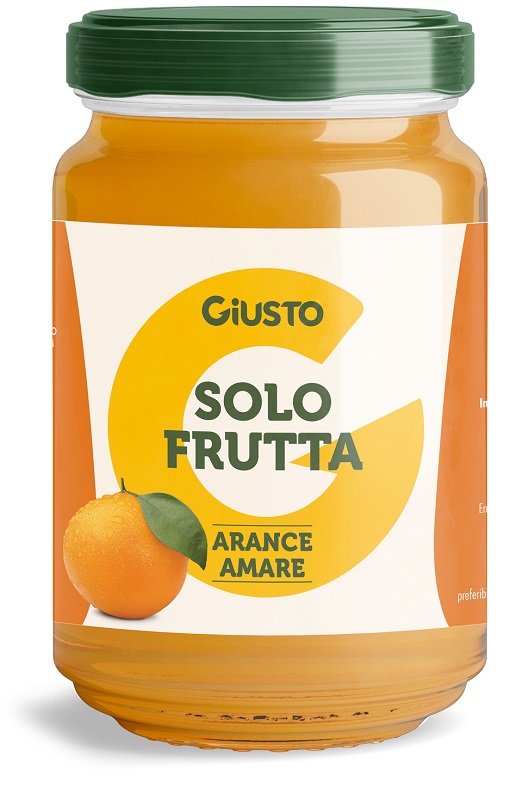 GIUSTO SOLO FRUTTA CONFETTURA ARANCE AMARE 220 G - pharmaluna